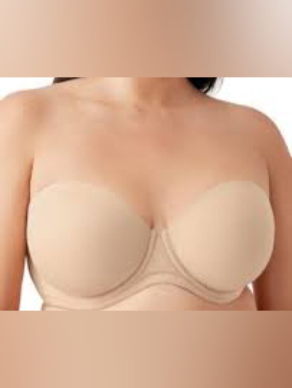NWT WACOAL RED CARPET full coverage Underwire Strapless Bra 40D